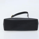 GUCCI Shoulder Bag Leather Black Gold 001 1998 1785 Auth 173859-5