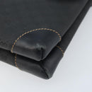 GUCCI Micro GG Supreme Shoulder Bag PVC Black Gold 007 92 5548 Auth 173860-8