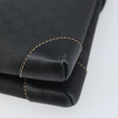 GUCCI Micro GG Supreme Shoulder Bag PVC Black Gold 007 92 5548 Auth 173860-16