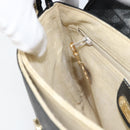GUCCI Micro GG Supreme Shoulder Bag PVC Black Gold 007 92 5548 Auth 173860-21