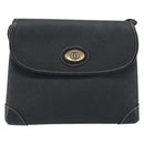 GUCCI Micro GG Supreme Shoulder Bag PVC Black Gold 007 92 5548 Auth 173860-13