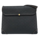 GUCCI Micro GG Supreme Shoulder Bag PVC Black Gold 007 92 5548 Auth 173860-2