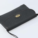 GUCCI Micro GG Supreme Shoulder Bag PVC Black Gold 007 92 5548 Auth 173860-6