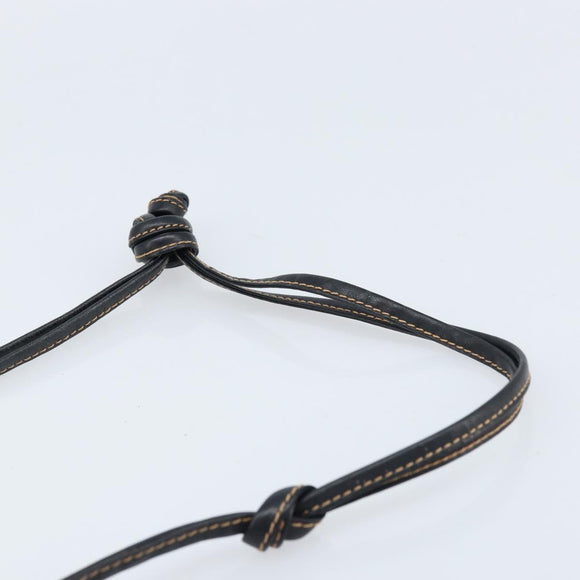 GUCCI Micro GG Supreme Shoulder Bag PVC Black Gold 007 92 5548 Auth 173860