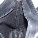 GUCCI Tote Bag Nylon Black Silver Auth 173861-19