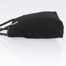 GUCCI Tote Bag Nylon Black Silver Auth 173861-4