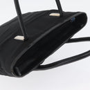 GUCCI Tote Bag Nylon Black Silver Auth 173861-6