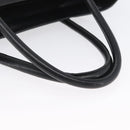 GUCCI Tote Bag Nylon Black Silver Auth 173861-7