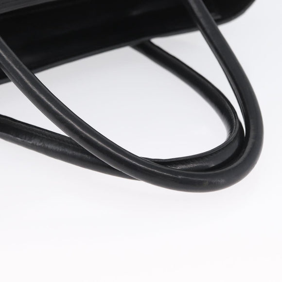 GUCCI Tote Bag Nylon Black Silver Auth 173861