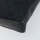 GUCCI GG Canvas Hand Bag Black Gold 001 4033 Auth 173867-10