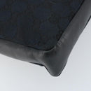 GUCCI GG Canvas Hand Bag Black Gold 001 4033 Auth 173867-11
