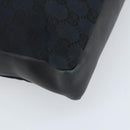 GUCCI GG Canvas Hand Bag Black Gold 001 4033 Auth 173867-13