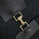 GUCCI GG Canvas Hand Bag Black Gold 001 4033 Auth 173867-14