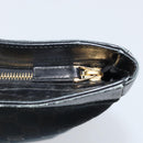 GUCCI GG Canvas Hand Bag Black Gold 001 4033 Auth 173867-15