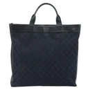GUCCI GG Canvas Hand Bag Black Gold 001 4033 Auth 173867-3