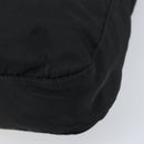 PRADA Shoulder Bag Nylon Black Silver Auth 173868-14