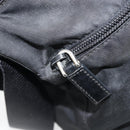PRADA Shoulder Bag Nylon Black Silver Auth 173868-24