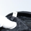 PRADA Shoulder Bag Nylon Black Silver Auth 173868-12