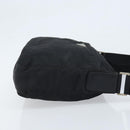 PRADA Shoulder Bag Nylon Black Silver Auth 173868-3