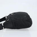 PRADA Shoulder Bag Nylon Black Silver Auth 173868-4