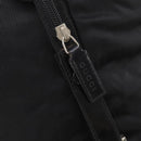 GUCCI Boston Bag Nylon Black Silver 012 0387 Auth 173869-20