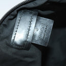 GUCCI Boston Bag Nylon Black Silver 012 0387 Auth 173869-23