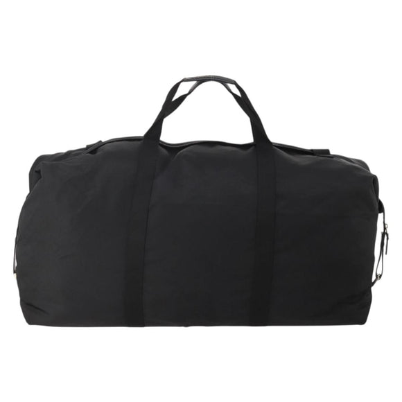 GUCCI Boston Bag Nylon Black Silver 012 0387 Auth 173869