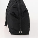 GUCCI Boston Bag Nylon Black Silver 012 0387 Auth 173869-3