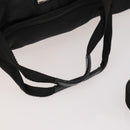 GUCCI Boston Bag Nylon Black Silver 012 0387 Auth 173869-8