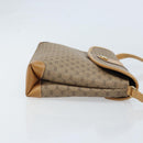 GUCCI Micro GG Supreme Shoulder Bag PVC Beige Gold Auth 173871-3