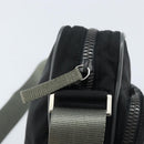 PRADA Sports Shoulder Bag Nylon Black Silver Auth 173877-8