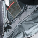 PRADA Sports Shoulder Bag Nylon Black Silver Auth 173877-9