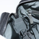 PRADA Sports Shoulder Bag Nylon Black Silver Auth 173877-22