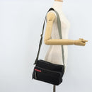 PRADA Sports Shoulder Bag Nylon Black Silver Auth 173877-26