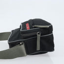 PRADA Sports Shoulder Bag Nylon Black Silver Auth 173877-4