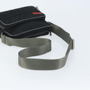 PRADA Sports Shoulder Bag Nylon Black Silver Auth 173877-7