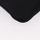 PRADA Sports Shoulder Bag Canvas Black Silver Auth 173881-14