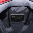 PRADA Sports Shoulder Bag Canvas Black Silver Auth 173881-10