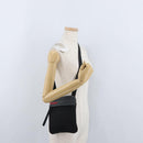 PRADA Sports Shoulder Bag Canvas Black Silver Auth 173881-22