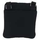 PRADA Sports Shoulder Bag Canvas Black Silver Auth 173881-2