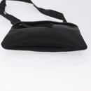 PRADA Sports Shoulder Bag Canvas Black Silver Auth 173881-5