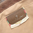 GUCCI GG Supreme Web Sherry Line Clutch Bag PVC Beige Gold 89 01 033 Auth 173882-9