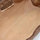 GUCCI GG Supreme Web Sherry Line Clutch Bag PVC Beige Gold 89 01 033 Auth 173882-10