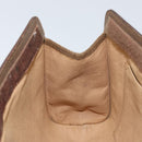 GUCCI GG Supreme Web Sherry Line Clutch Bag PVC Beige Gold 89 01 033 Auth 173882-18