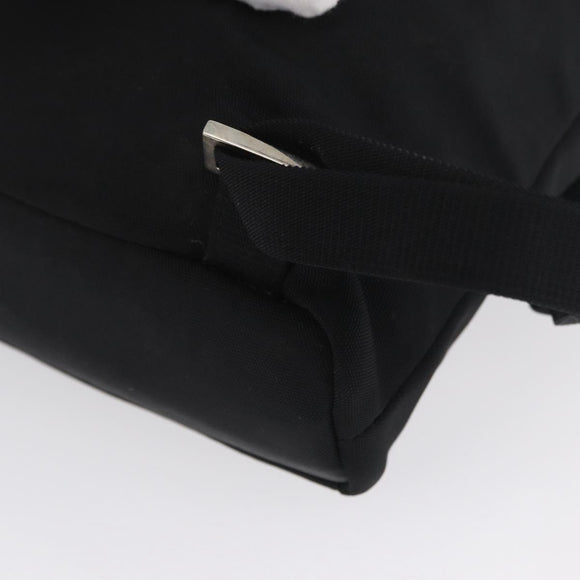 GUCCI Backpack Nylon Black Silver 003 0242 Auth 173884
