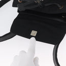 GUCCI Backpack Nylon Black Silver 003 0242 Auth 173884-10