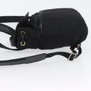 GUCCI Backpack Nylon Black Silver 003 0242 Auth 173884-4