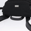 GUCCI Backpack Nylon Black Silver 003 0242 Auth 173884-6