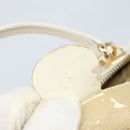 GUCCI Bamboo Hand Bag Patent leather 2way White Gold 000 3270 0565 Auth 173887-12