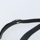 GUCCI Bamboo Shoulder Bag Patent leather Black Silver Auth 173890-8